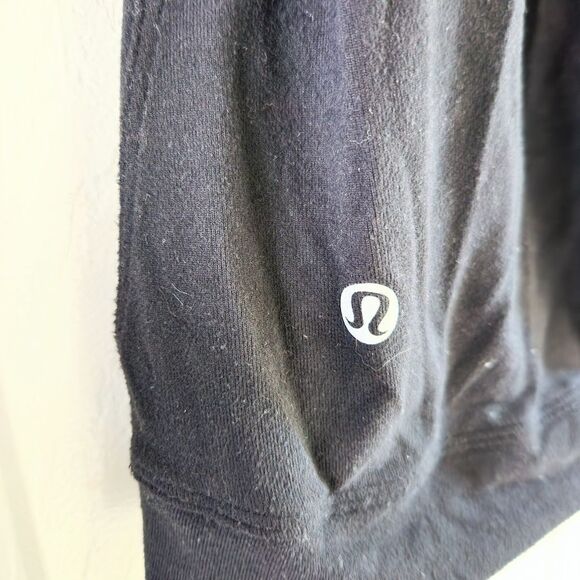 Lululemon Black Pullover Hoodie Wrist Hidden Pockets - Picture 4 of 5